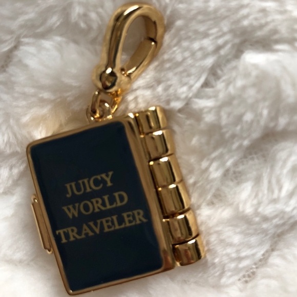 New JUICY COUTURE PASSPORT CHARM WORLD TRAVELER BOOK CHARM - Picture 11 of 11